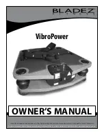 BLADEZ VibroPower Owner'S Manual предпросмотр