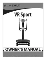 Предварительный просмотр 1 страницы BLADEZ VR SPORT Owner'S Manual