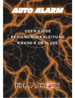 Bladox Auto Alarm User Manual preview