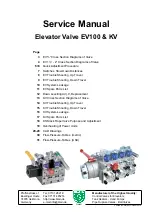 Blain Hydraulics EV100 1 1/2" Service Manual preview