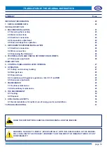 Preview for 4 page of Blakeslee D-18 Instructions For Installation, Use And Maintenance Manual