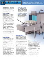 Preview for 2 page of Blakeslee Dishwashing & Kitchen Equipment Manual