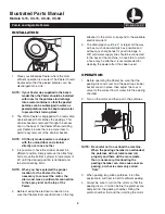 Предварительный просмотр 4 страницы Blakeslee S-15 Operations Manual And Illustrated Parts