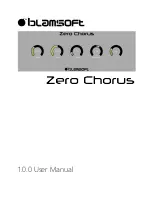 Preview for 1 page of Blamsoft Zero Chorus User Manual