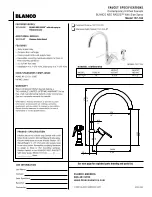 Blanco 157-124 Specifications предпросмотр