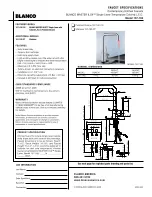 Предварительный просмотр 1 страницы Blanco 157-182 Specification Sheet