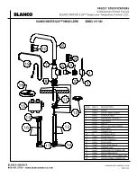 Предварительный просмотр 2 страницы Blanco 157-182 Specification Sheet