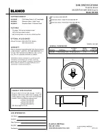 Blanco 500-380 Specification Sheet предпросмотр