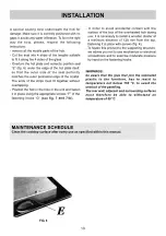 Preview for 14 page of Blanco BCC774T Instructions For The Use And Care And Installation