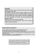 Предварительный просмотр 2 страницы Blanco BCG603WXFFC Use, Installation And Maintenance Instructions