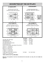 Предварительный просмотр 3 страницы Blanco BCG603WXFFC Use, Installation And Maintenance Instructions