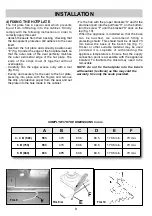 Предварительный просмотр 8 страницы Blanco BCG603WXFFC Use, Installation And Maintenance Instructions