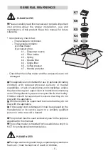 Предварительный просмотр 4 страницы Blanco BCM6X Instructions For Use And Care And Installation