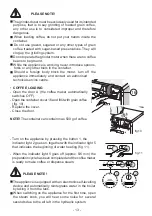 Предварительный просмотр 12 страницы Blanco BCM6X Instructions For Use And Care And Installation