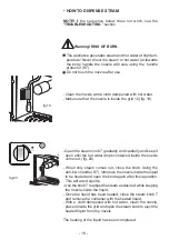 Предварительный просмотр 15 страницы Blanco BCM6X Instructions For Use And Care And Installation