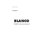 Blanco BFD8XP Instructions For Use Manual preview