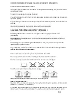 Preview for 10 page of Blanco BFS60CX Instructions For The Use And Care And Installation