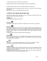 Preview for 11 page of Blanco BFS60CX Instructions For The Use And Care And Installation