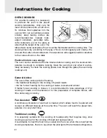 Предварительный просмотр 22 страницы Blanco BFS95F Instructions For The Use And Care And Installation