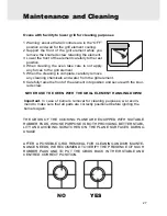 Предварительный просмотр 27 страницы Blanco BFS95F Instructions For The Use And Care And Installation