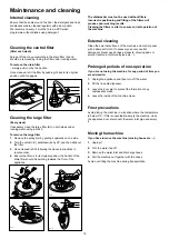 Preview for 10 page of Blanco BIDW 651 Instructions For Use And Care Manual