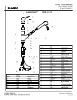 Предварительный просмотр 2 страницы Blanco BLANCOADVANCE 157-076 Specification Sheet