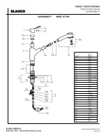 Предварительный просмотр 2 страницы Blanco BLANCOAIRES 157-039 Specification Sheet