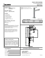 Предварительный просмотр 1 страницы Blanco BLANCOALTA 157-051 Specifications