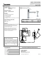 Предварительный просмотр 1 страницы Blanco BLANCOALTA 157-066 Specifications