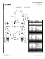 Предварительный просмотр 2 страницы Blanco BLANCOBRIDGE 157-055 Specifications