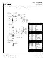 Предварительный просмотр 2 страницы Blanco BLANCOGRACE 157-056 Specification Sheet