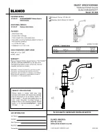 Предварительный просмотр 1 страницы Blanco BLANCOGREENBRIER 157-083 Specification Sheet