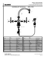 Предварительный просмотр 2 страницы Blanco BLANCOMEDALLION 157-086 Specification Sheet