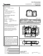 Предварительный просмотр 1 страницы Blanco BLANCONORSTAR 513-618 Specification Sheet