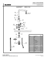 Предварительный просмотр 2 страницы Blanco BLANCOPODOS 157-043 Specification Sheet