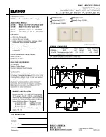 Предварительный просмотр 1 страницы Blanco BLANCOPRECIS 221-07x Specifications