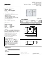 Blanco BLANCOPRECISION 513-687 Specifications предпросмотр