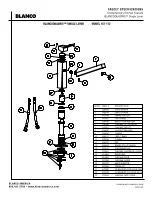 Предварительный просмотр 2 страницы Blanco BLANCOQUADRIS 157-172 Specification Sheet