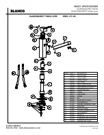Предварительный просмотр 2 страницы Blanco BLANCOQUADRIS 157-180 Specification Sheet