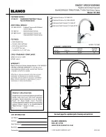 Blanco BLANCORADOS TRADITIONAL 157-060 Specification Sheet предпросмотр