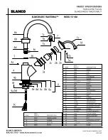 Предварительный просмотр 2 страницы Blanco BLANCORADOS TRADITIONAL 157-068 Specification Sheet