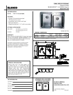 Предварительный просмотр 1 страницы Blanco BLANCOSPEX 501-109 Specifications