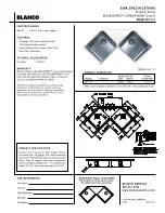 Blanco BLANCOSPEX 501-111 Specifications предпросмотр