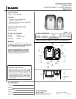 Предварительный просмотр 1 страницы Blanco BLANCOSUPREME 511-967 Specification Sheet