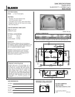 Предварительный просмотр 1 страницы Blanco BLANCOTEC 506-469 Specifications