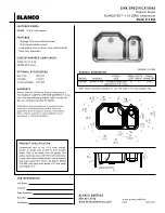 Предварительный просмотр 1 страницы Blanco BLANCOTEC 512-098 Specifications