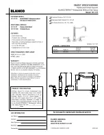 Blanco BLANCOTERRA 157-137 Specification Sheet предпросмотр