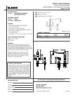 Blanco BLANCOTERRA 157-138 Specification Sheet предпросмотр