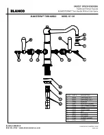 Предварительный просмотр 2 страницы Blanco BLANCOTERRA 157-139 Specification Sheet