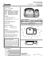 Предварительный просмотр 1 страницы Blanco BLANCOWAVE 510-880 Specification Sheet